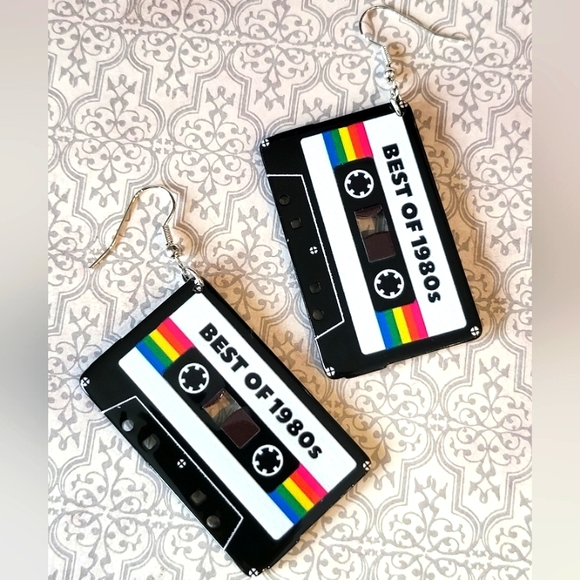 Jewelry - Best of 1980s Cassette Earrings